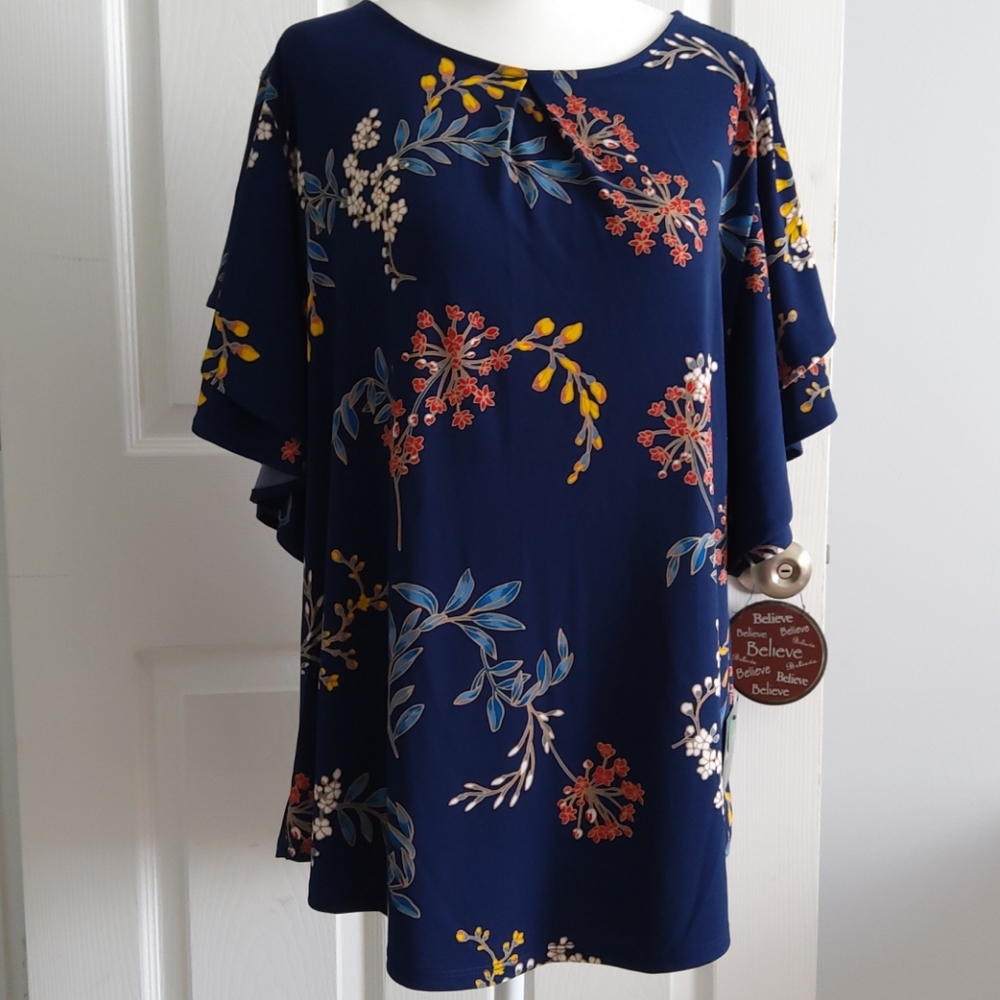 Liz Clairbone Dress Shirt Large